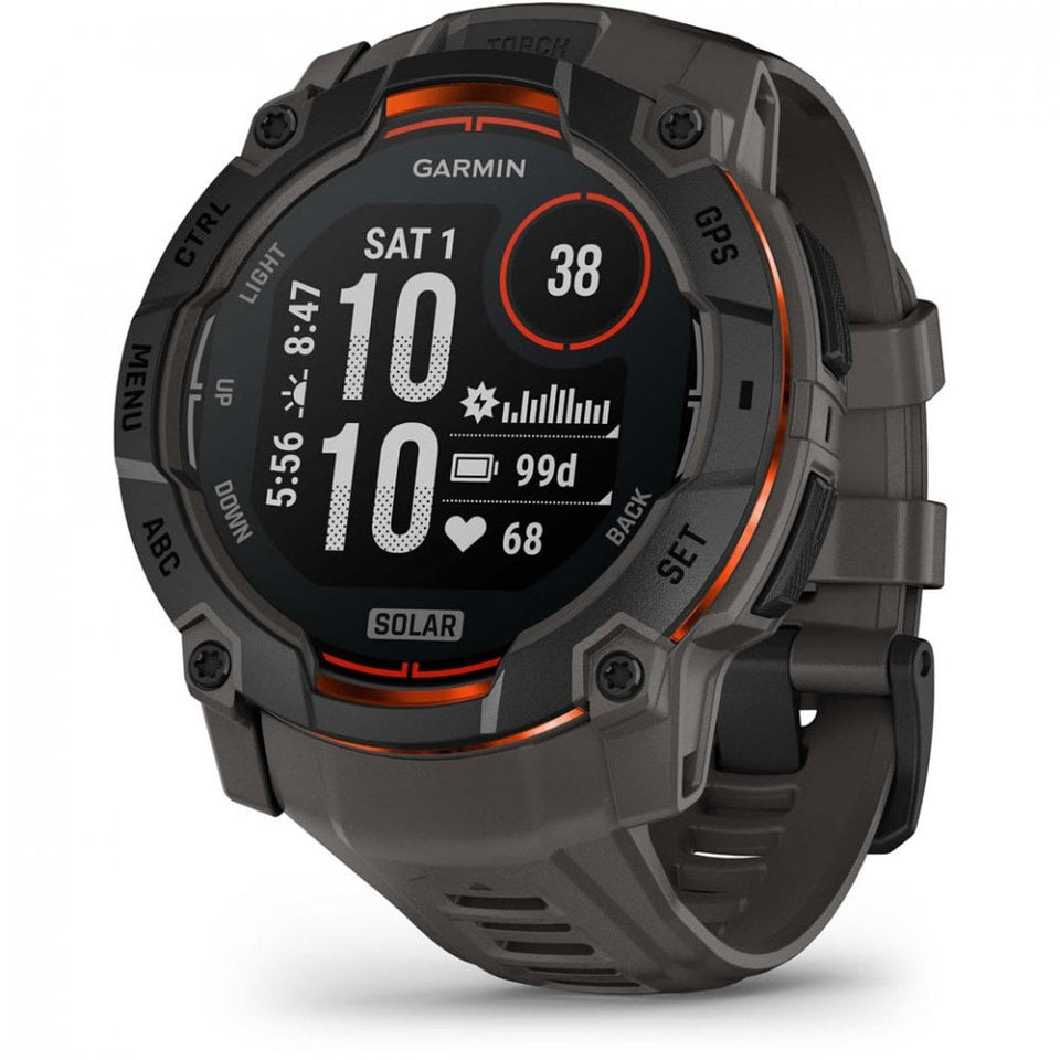 Garmin Instinct® 3 50mm Charcoal Solar Watch