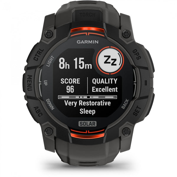 Garmin Instinct® 3 50mm Charcoal Solar Watch