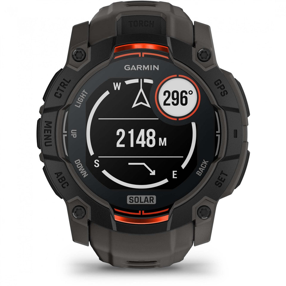 Garmin Instinct® 3 50mm Charcoal Solar Watch