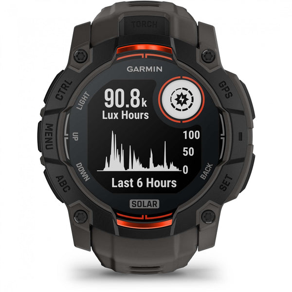 Garmin Instinct® 3 50mm Charcoal Solar Watch