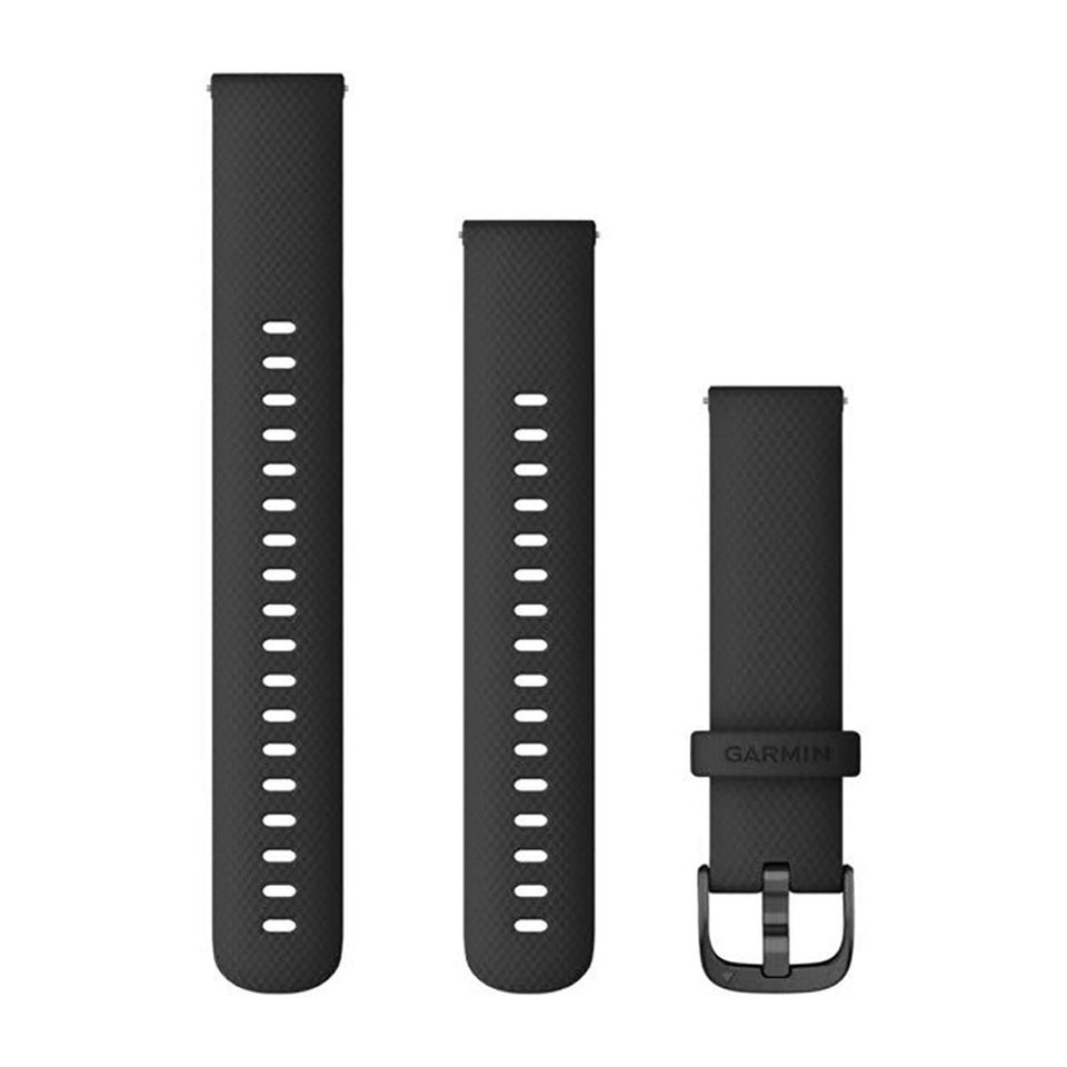 Garmin Quick Release 18mm Black & Slate Hardware Strap