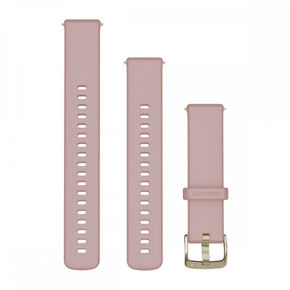 Garmin Quick Release 18mm Dust Rose & Soft Gold Hardware Strap