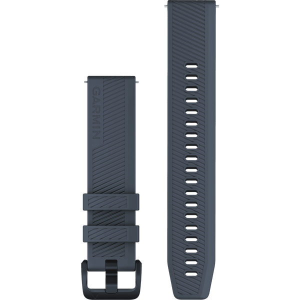 Garmin Quick Release 20mm Granite Blue And Black Buckle Watch Strap