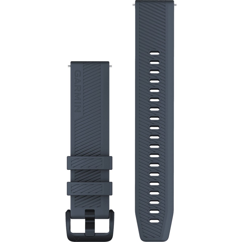 Garmin Quick Release 20mm Granite Blue And Black Buckle Watch Strap