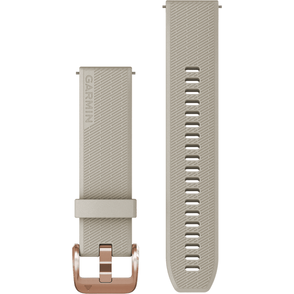 Garmin Quick Release 20mm Light Sand And Rose Gold Buckle Watch Strap