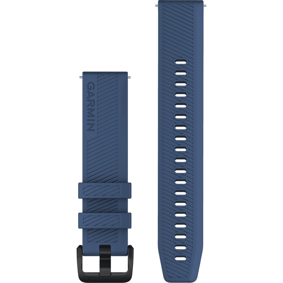 Garmin Quick Release 20mm Tidal Blue And Black Buckle Watch Strap