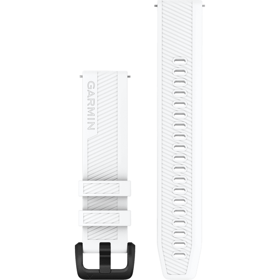 Garmin Quick Release 20mm White And Black Buckle Watch Strap