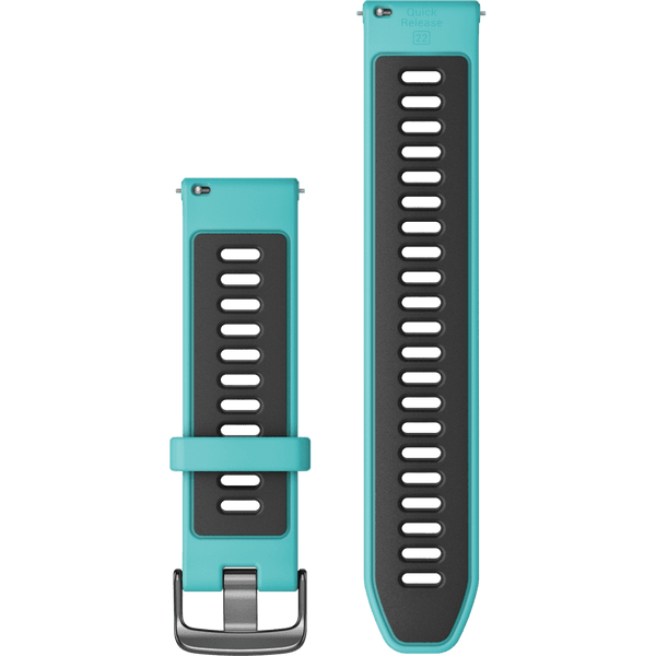 Garmin Quick Release 22mm Aqua/Black And Slate Buckle Watch Strap