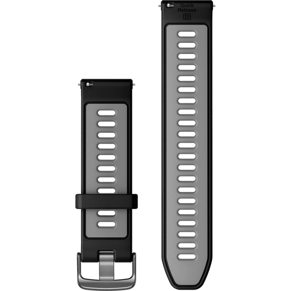 Garmin Quick Release 22mm Black/Powder Grey And Slate Buckle Watch Strap