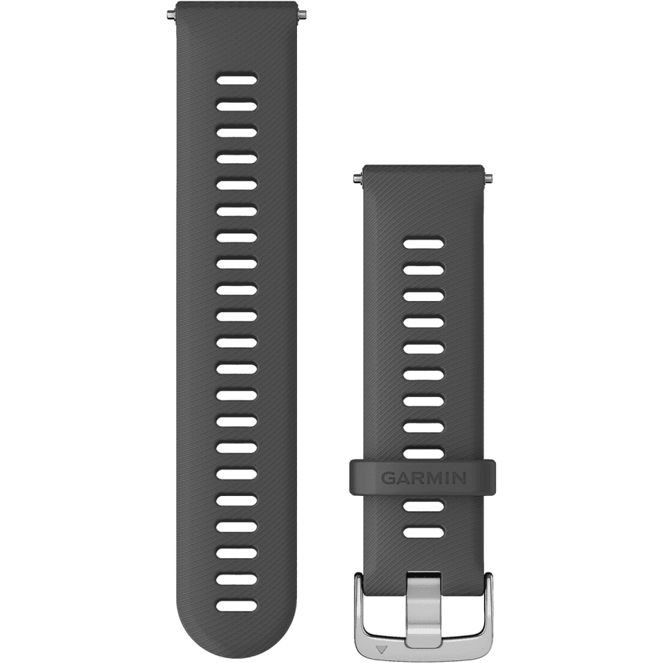 Garmin Quick Release 22mm Grey And Silver Buckle Watch Strap