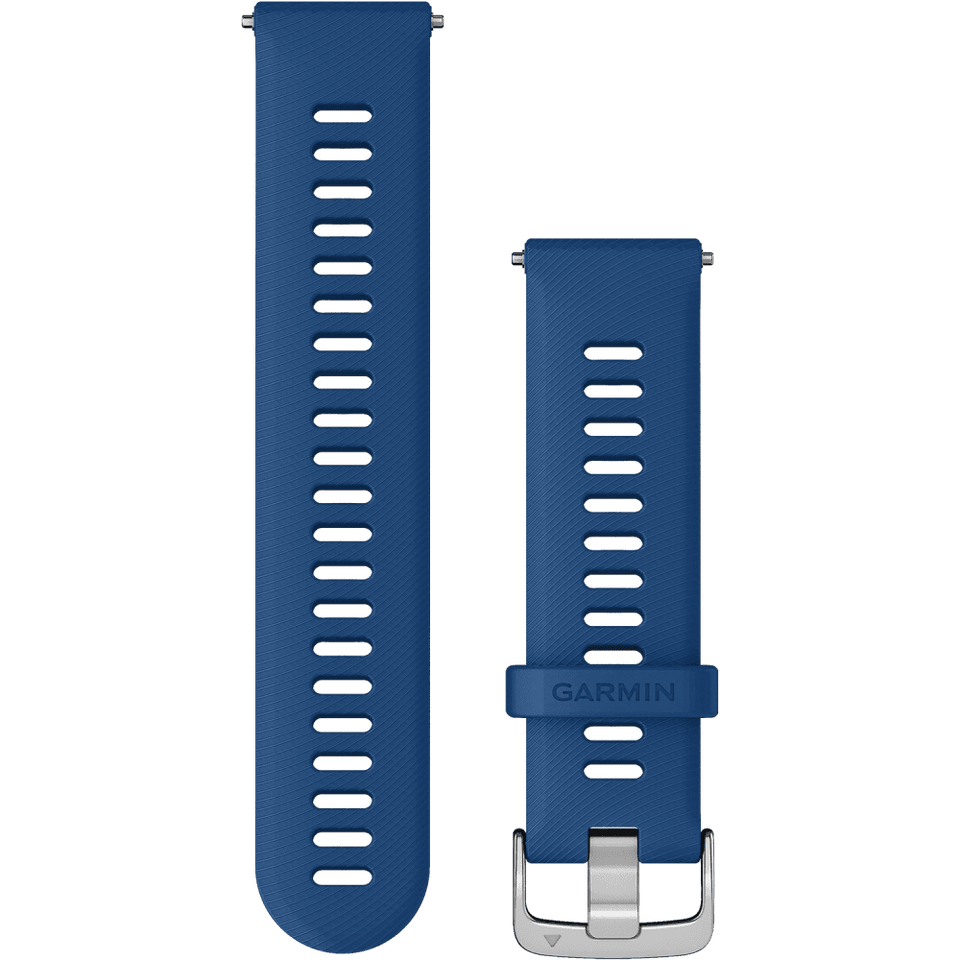 Garmin Quick Release 22mm Tidal Blue And Silver Buckle Watch Strap