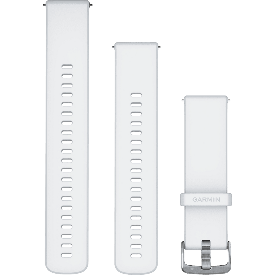 Garmin Quick Release 22mm Whitestone And Silver Buckle Watch Strap