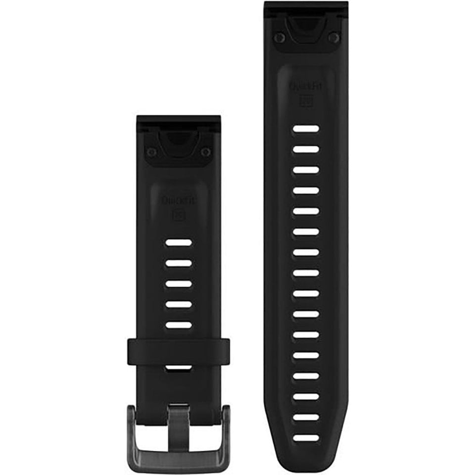 Garmin QuickFit® 20mm Black Silicone Strap