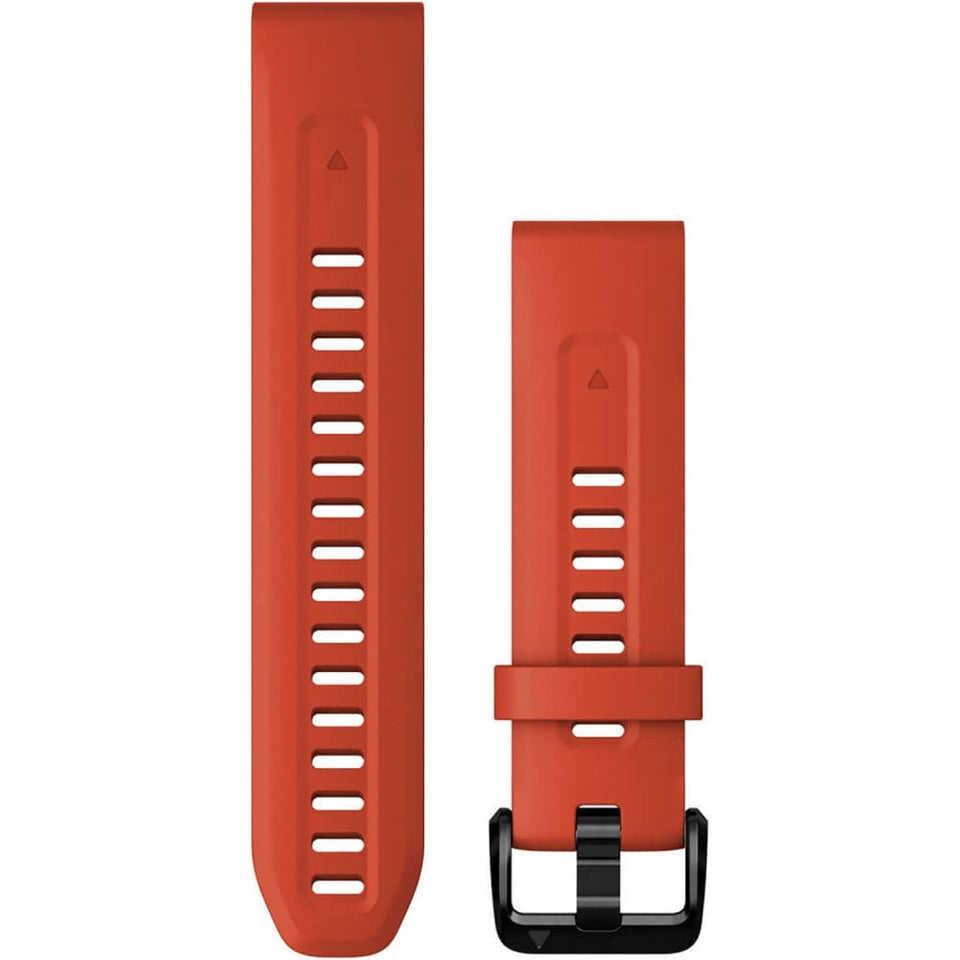 Garmin QuickFit® 20mm Flame Red Silicone Watch Strap