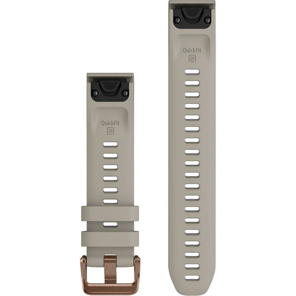 Garmin QuickFit® 20mm French Gray Silicone (3-piece Dive Set) Watch Strap