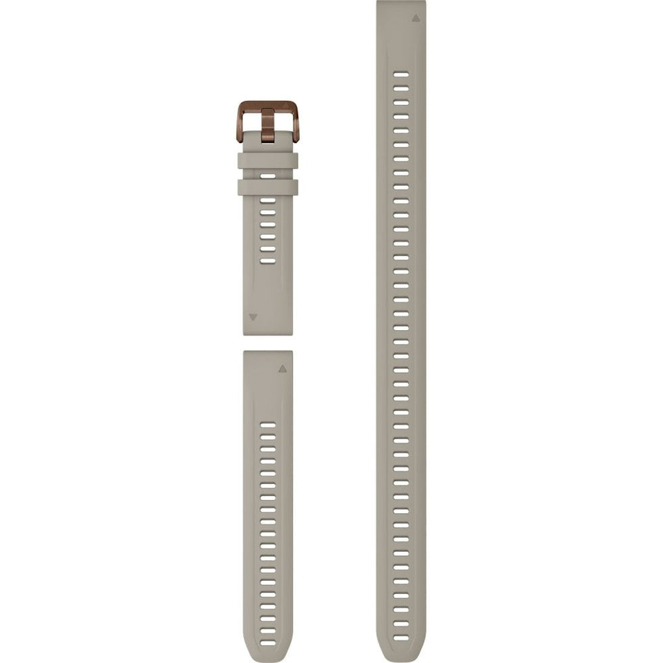 Garmin QuickFit® 20mm French Gray Silicone (3-piece Dive Set) Watch Strap