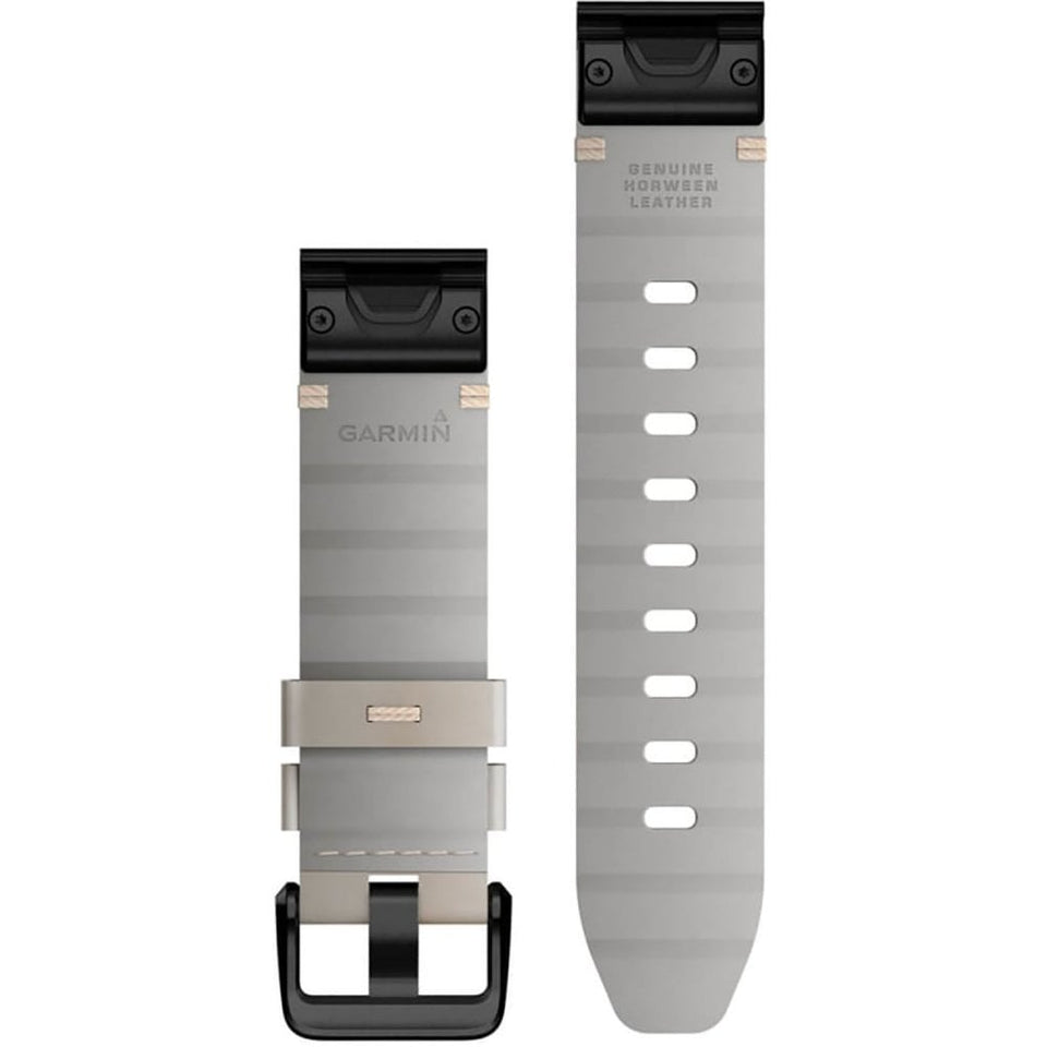 Garmin QuickFit® 20mm Limestone Leather Watch Strap