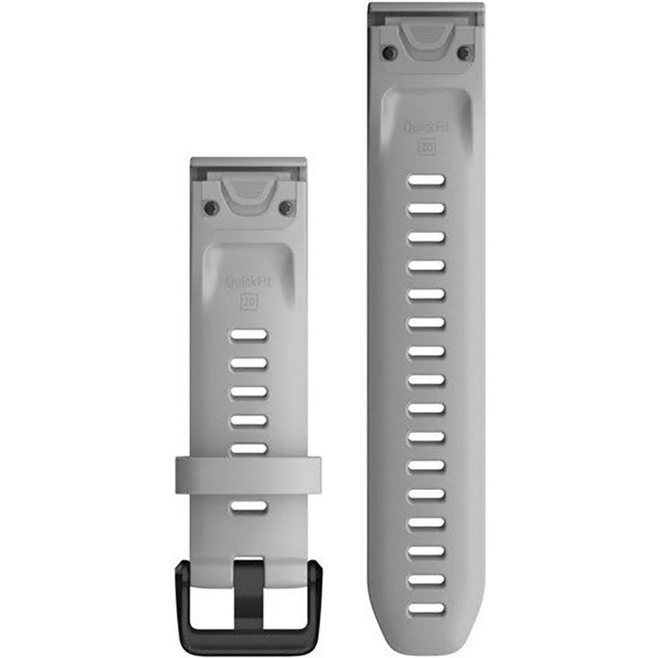 Garmin QuickFit® 20mm Powder Gray Silicone Watch Strap