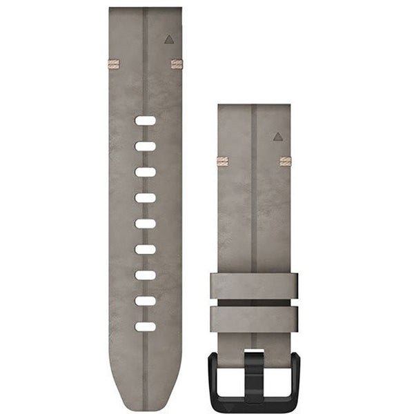 Garmin QuickFit® 20mm Shale Gray Suede Leather Watch Strap