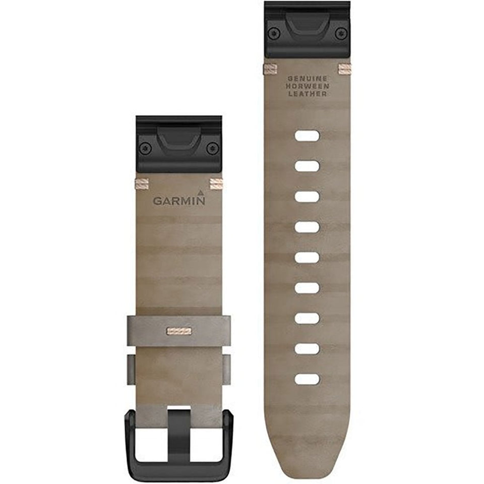 Garmin QuickFit® 20mm Shale Gray Suede Leather Watch Strap