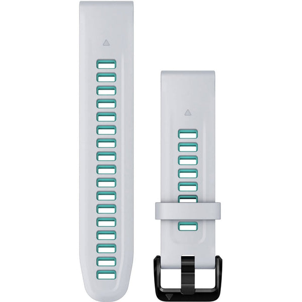 Garmin QuickFit® 20mm Whitestone/Aqua Silicone Watch Strap