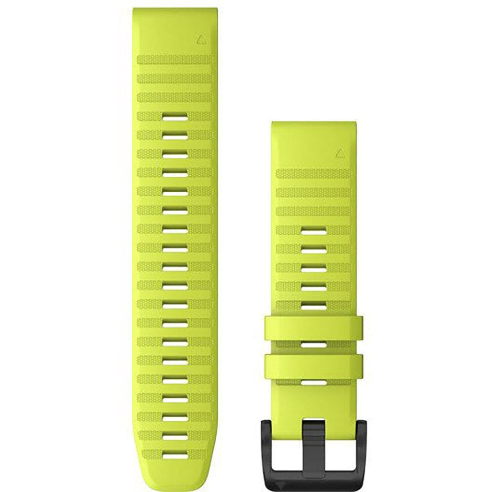 Garmin Quickfit® 22mm Amp Yellow Silicone Watch Strap