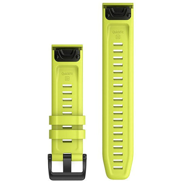 Garmin Quickfit® 22mm Amp Yellow Silicone Watch Strap