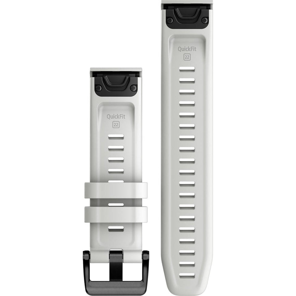 Garmin Quickfit® 22mm Carrara White Silicone Watch Strap