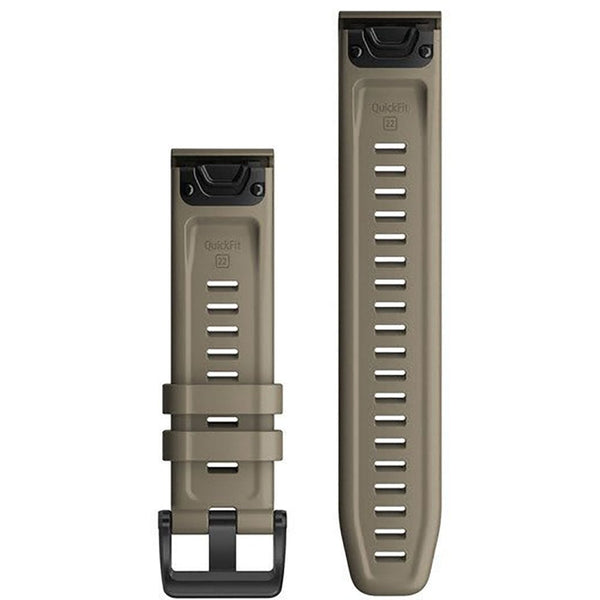 Garmin Quickfit® 22mm Dark Sandstone Silicone Watch Strap
