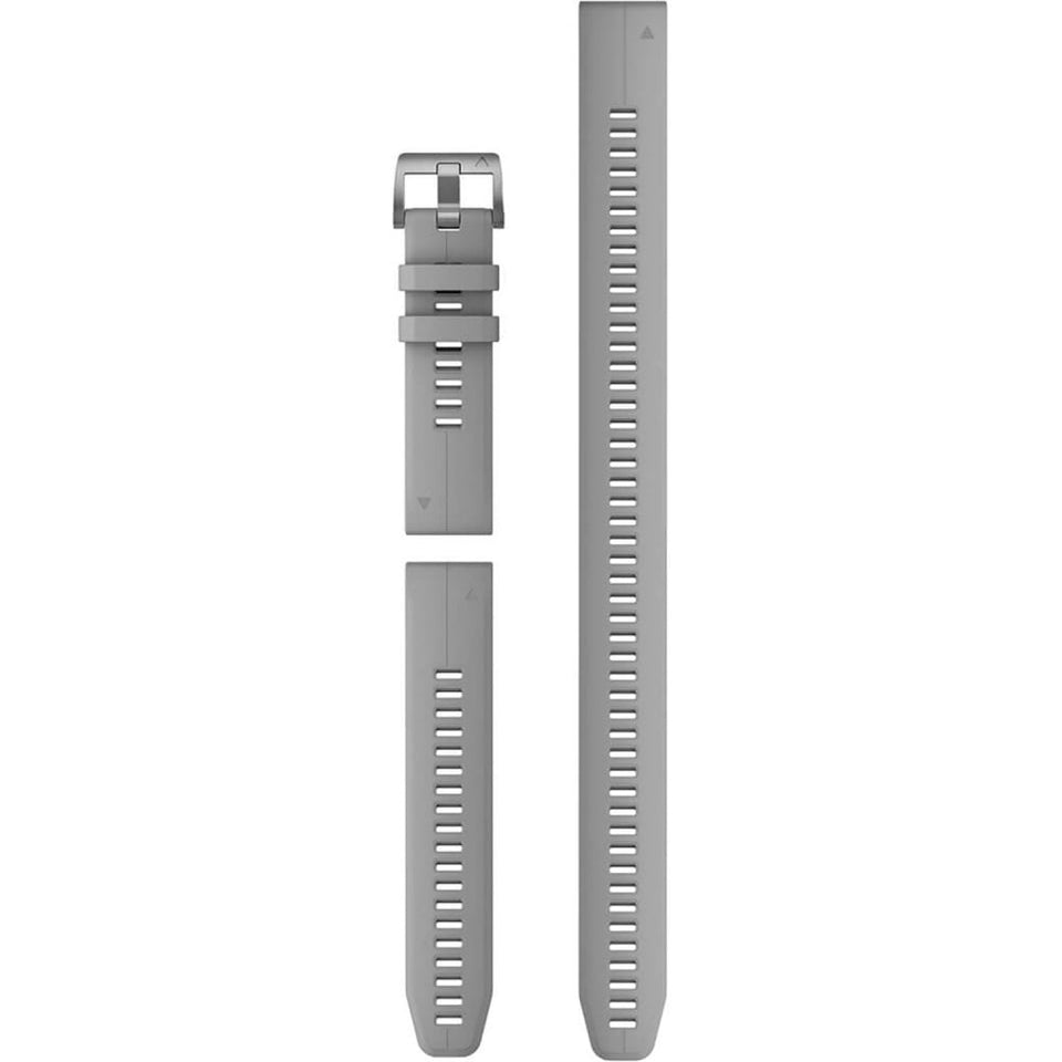 Garmin Quickfit® 22mm Dive Powder Grey Silicone (3-Piece Dive Set) Watch Strap