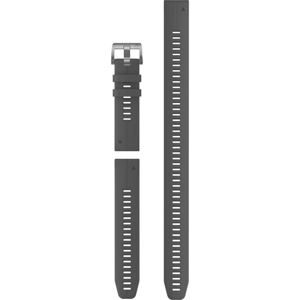 Garmin Quickfit® 22mm Dive Slate Grey Silicone (3-Piece Dive Set) Watch Strap