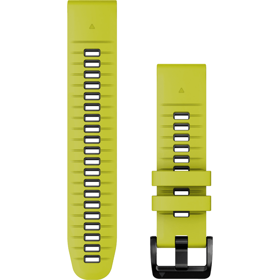 Garmin Quickfit 22mm Electric Lime/Graphite Silicone Watch Strap