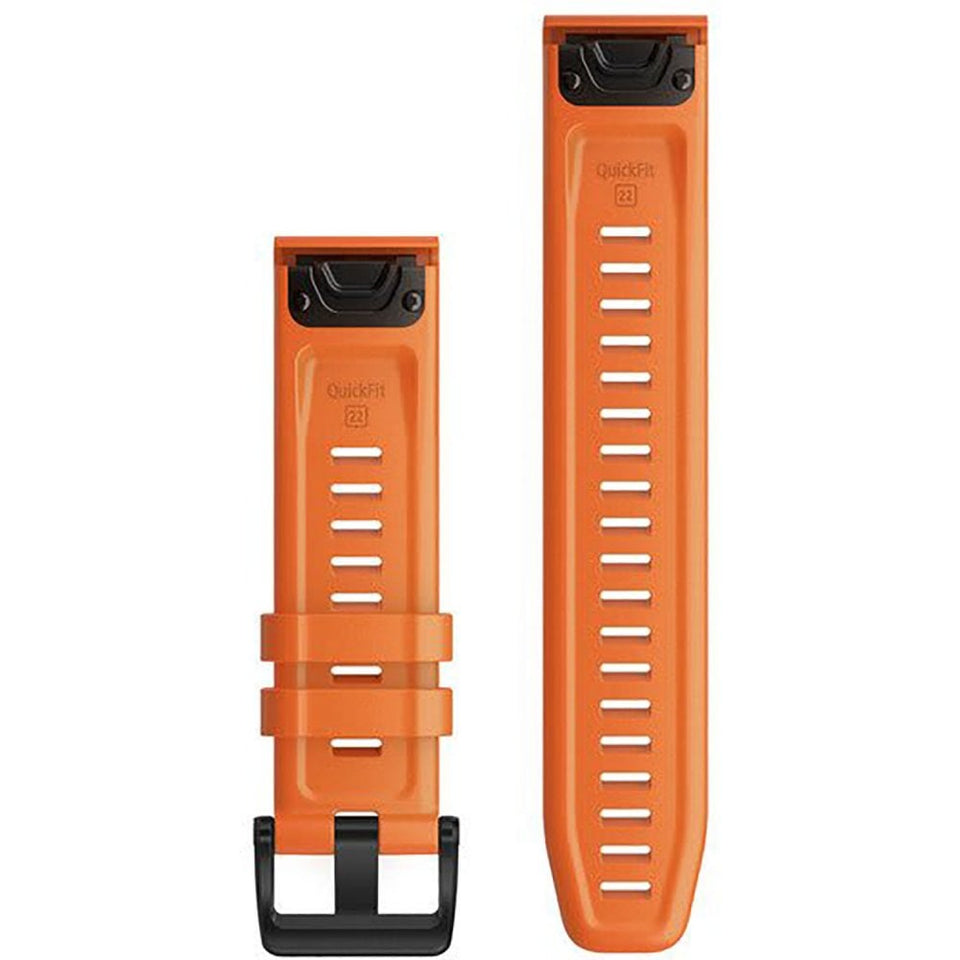 Garmin Quickfit® 22mm Ember Orange Silicone Watch Strap