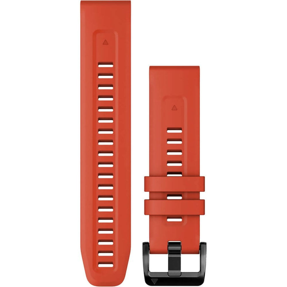 Garmin Quickfit® 22mm Flame Red Silicone Watch Strap
