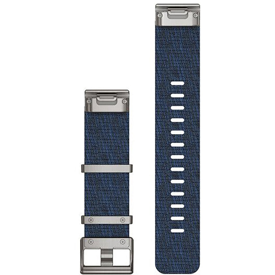 Garmin Quickfit® 22mm Jacquard-Weave Nylon Strap Indigo Watch Strap