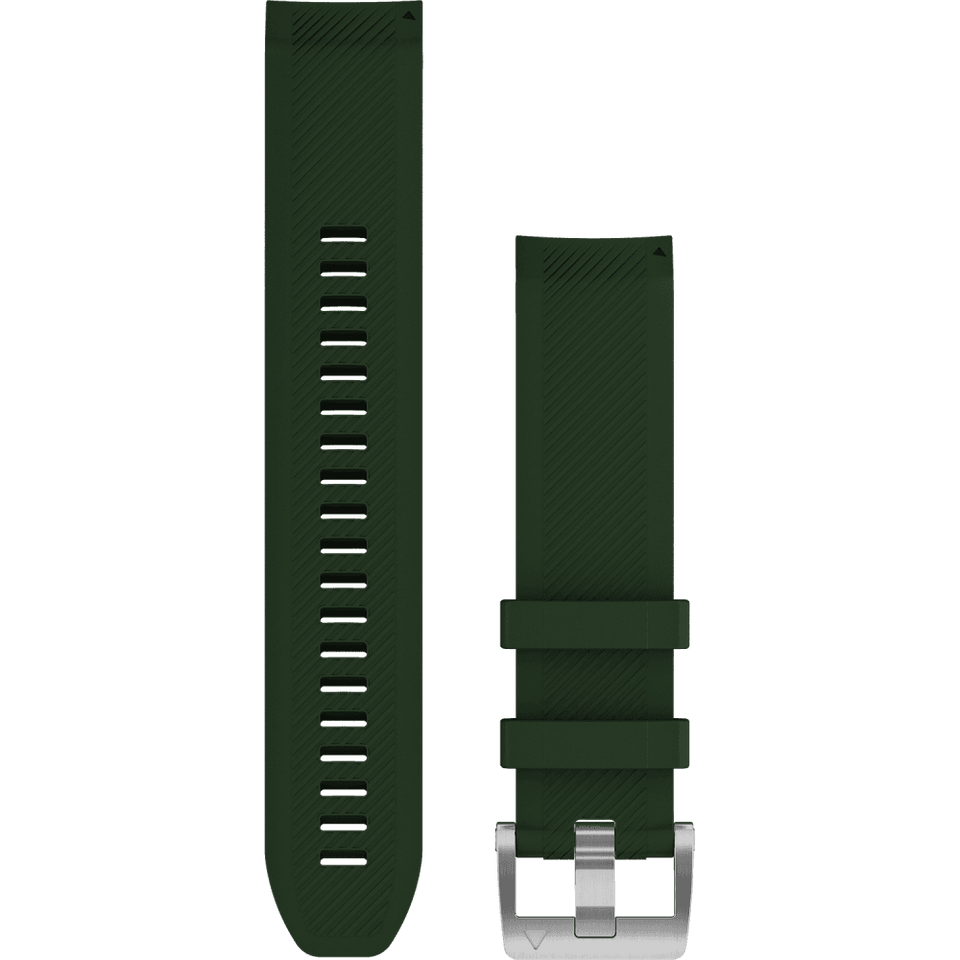Garmin Quickfit® 22mm (Marq™) Pine Green Silicone Strap Watch Strap