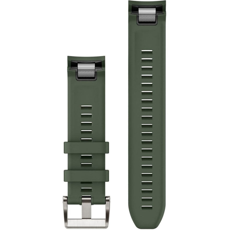 Garmin Quickfit® 22mm (Marq™) Pine Green Silicone Strap Watch Strap
