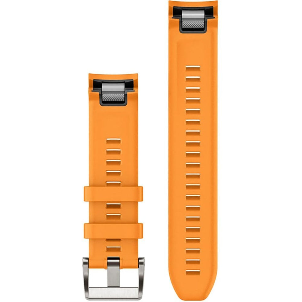 Garmin Quickfit® 22mm (Marq™) Spark Orange Silicone Strap Watch Strap