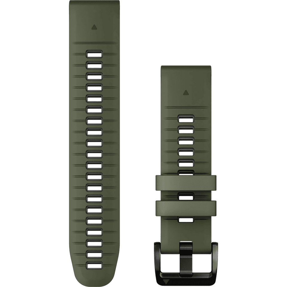 Garmin Quickfit 22mm Moss/Graphite Silicone Watch Strap