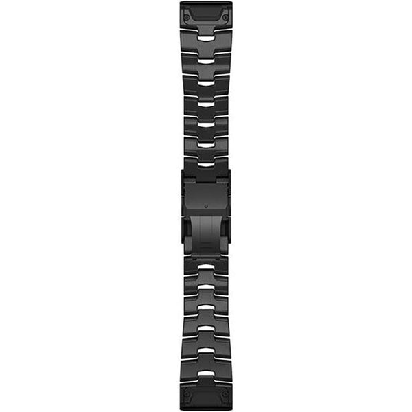 Garmin Quickfit® 22mm Vented Titanium Bracelet Carbon Grey Dlc Coating Watch Strap