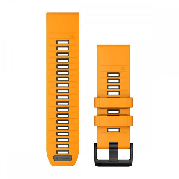 Garmin QuickFit® 26 Spark Orange/Graphite Silicone Strap