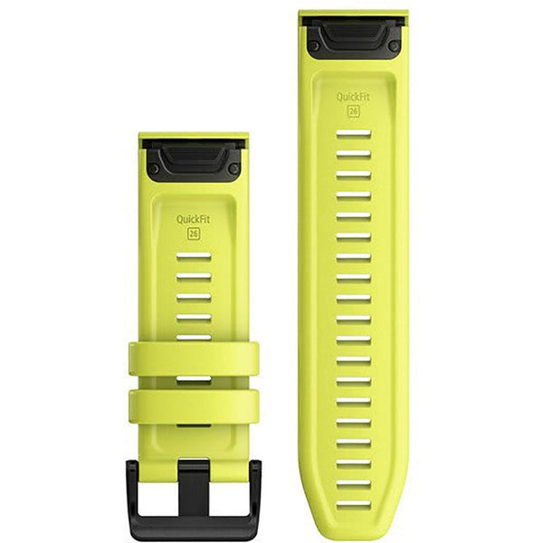 Garmin Quickfit® 26mm Amp Yellow Silicone Watch Strap