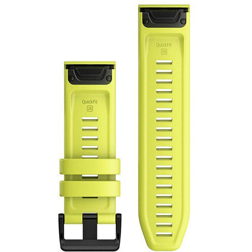 Garmin Quickfit® 26mm Amp Yellow Silicone Watch Strap