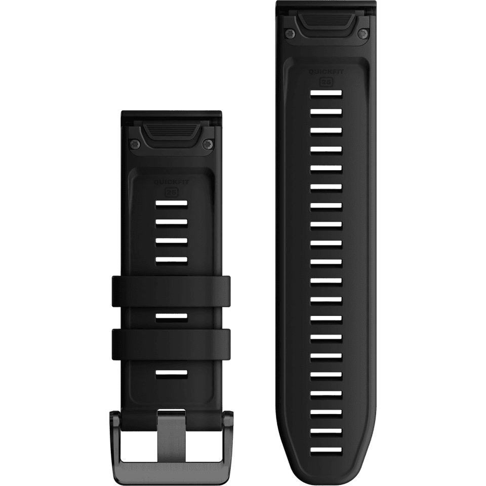 Garmin Quickfit® 26mm Black Silicone Watch Strap