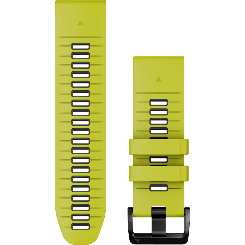 Garmin Quickfit® 26mm Electric Lime/Graphite Silicone Watch Strap