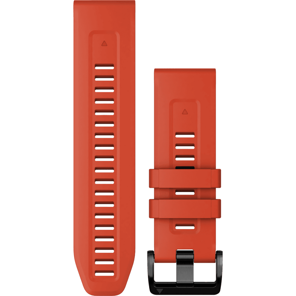 Garmin Quickfit® 26mm Flame Red Silicone Watch Strap