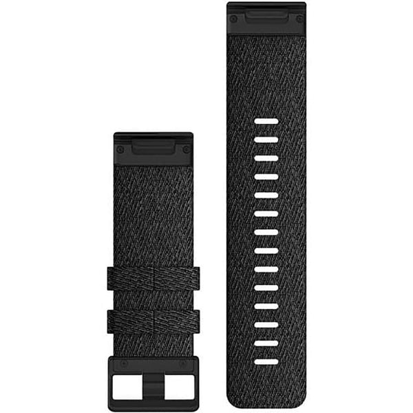 Garmin Quickfit® 26mm Heathered Black Nylon Watch Strap