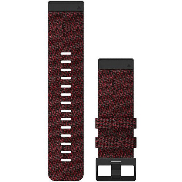 Garmin Quickfit® 26mm Heathered Red Nylon Watch Strap