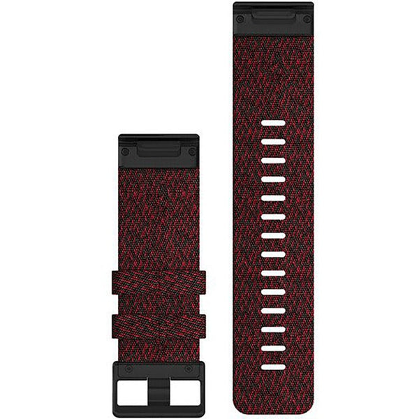 Garmin Quickfit® 26mm Heathered Red Nylon Watch Strap