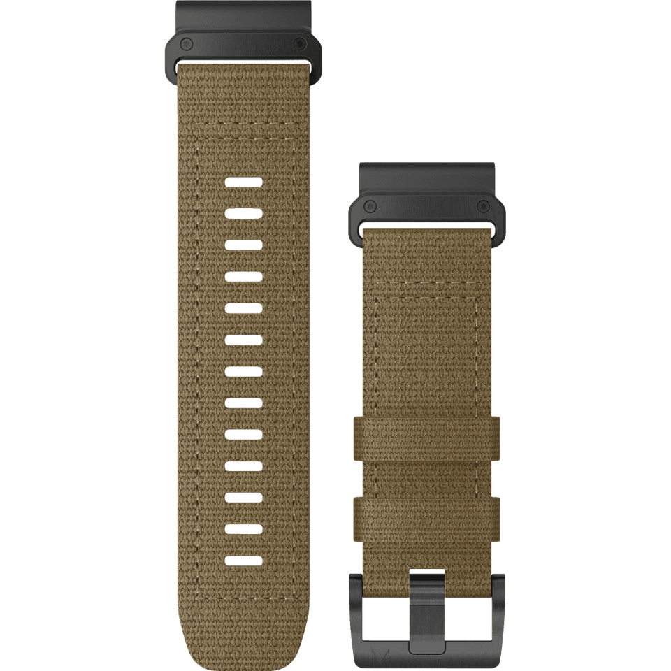 Garmin Quickfit® 26mm Tactical Coyote Tan Nylon Watch Strap